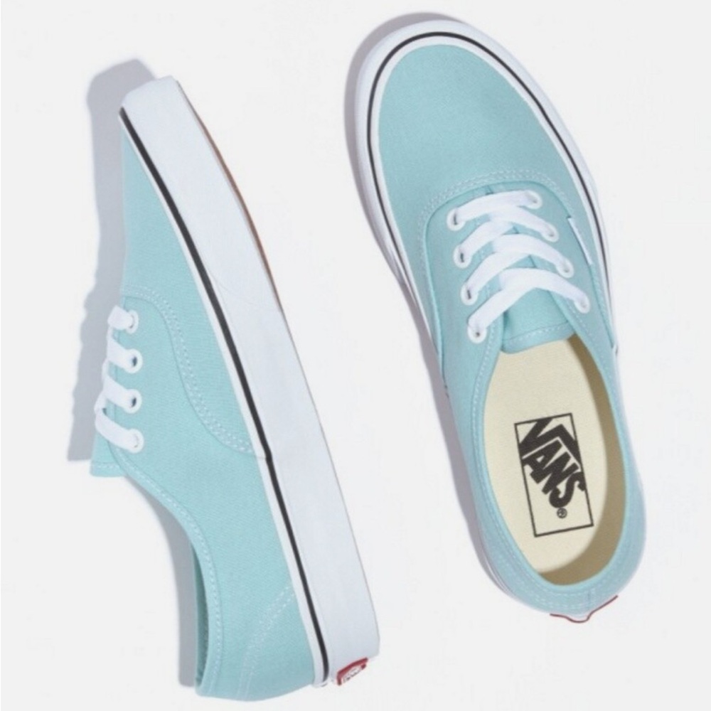Vans Blue and White Sneakers Classic Canvas Style Unisex NWOT
